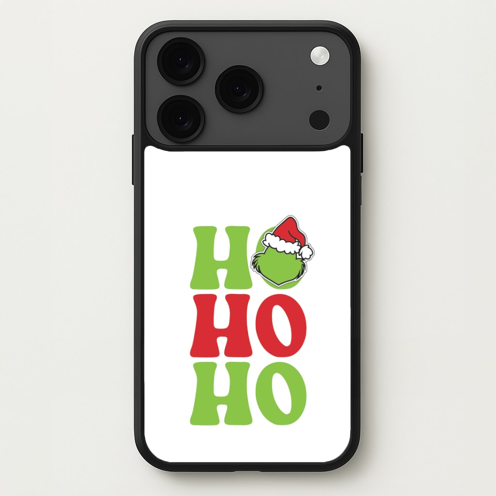 Green Ho Ho Ho iPhone 17 Pro Case
