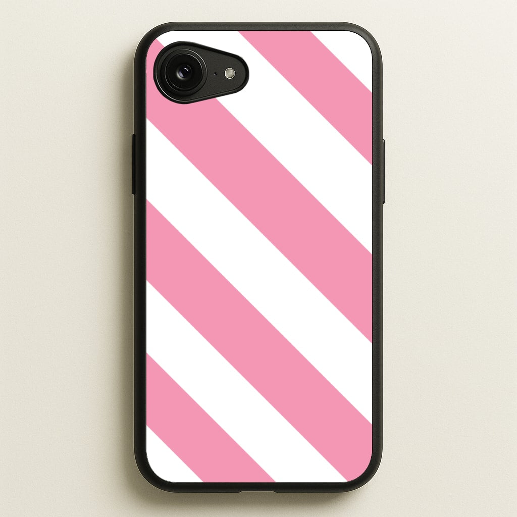 Candy Cane Stripes iPhone 16e Case