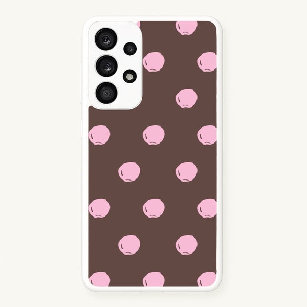 Chocolate & Strawberry Buttons Galaxy A53 Case