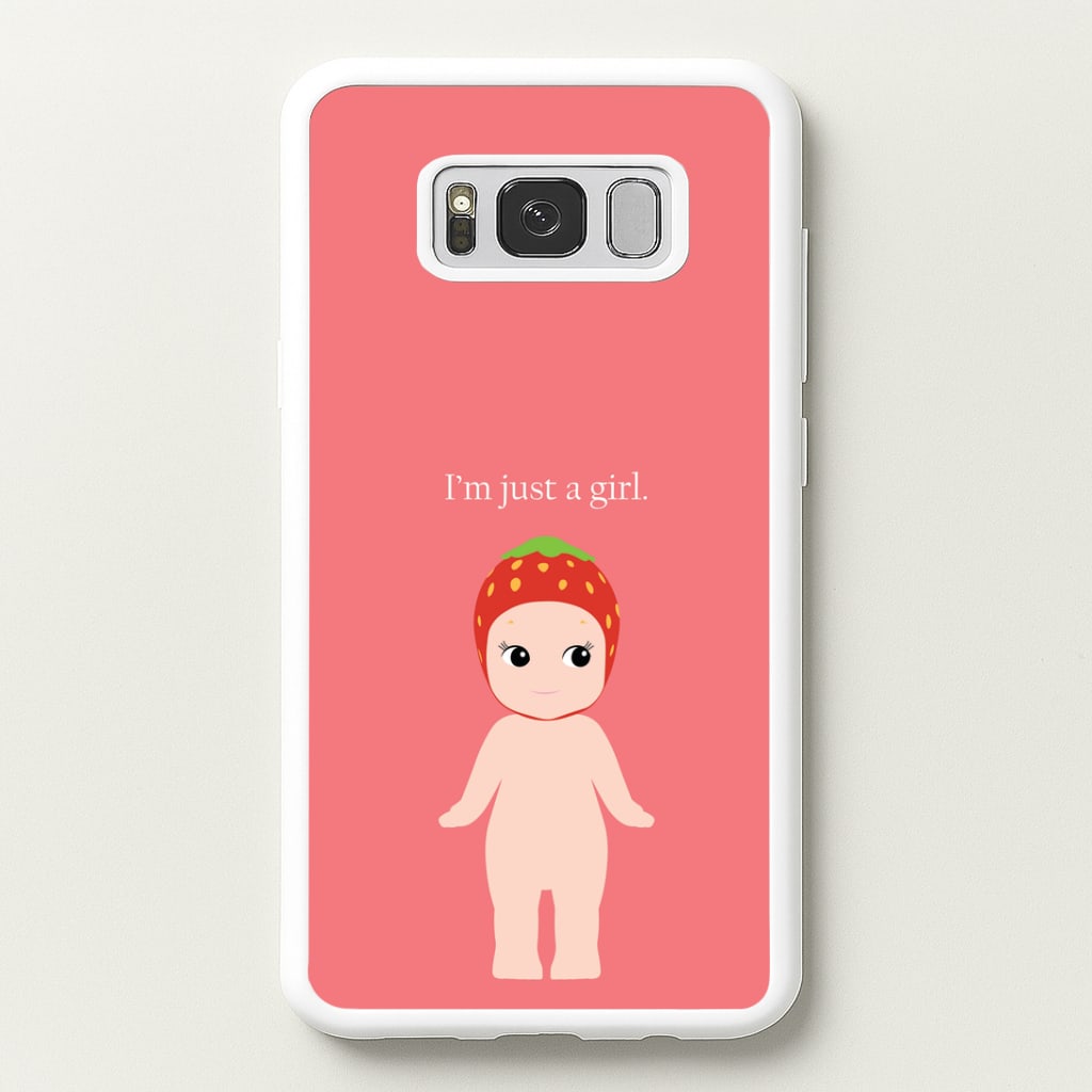 I'm Just A Girl Galaxy S8 Case