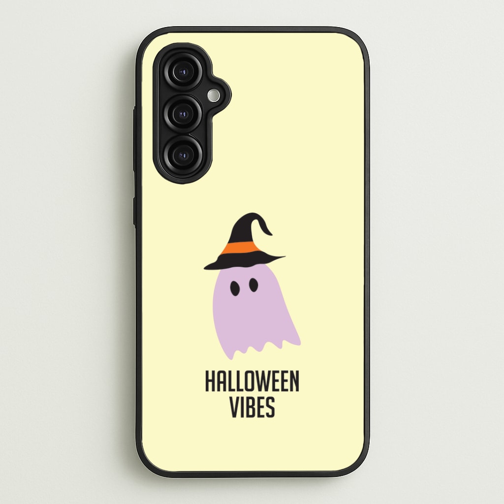 Purple Ghost Halloween Vibes Galaxy A14 Case