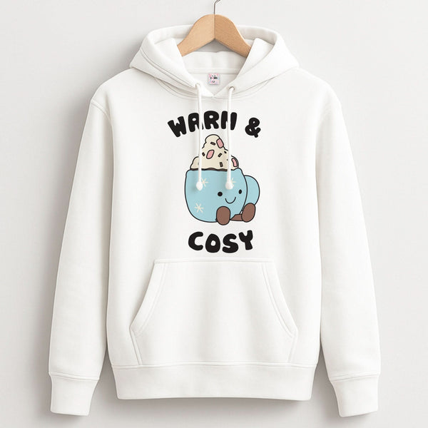 Hot Cocoa Plush Quote Unisex Hoodie