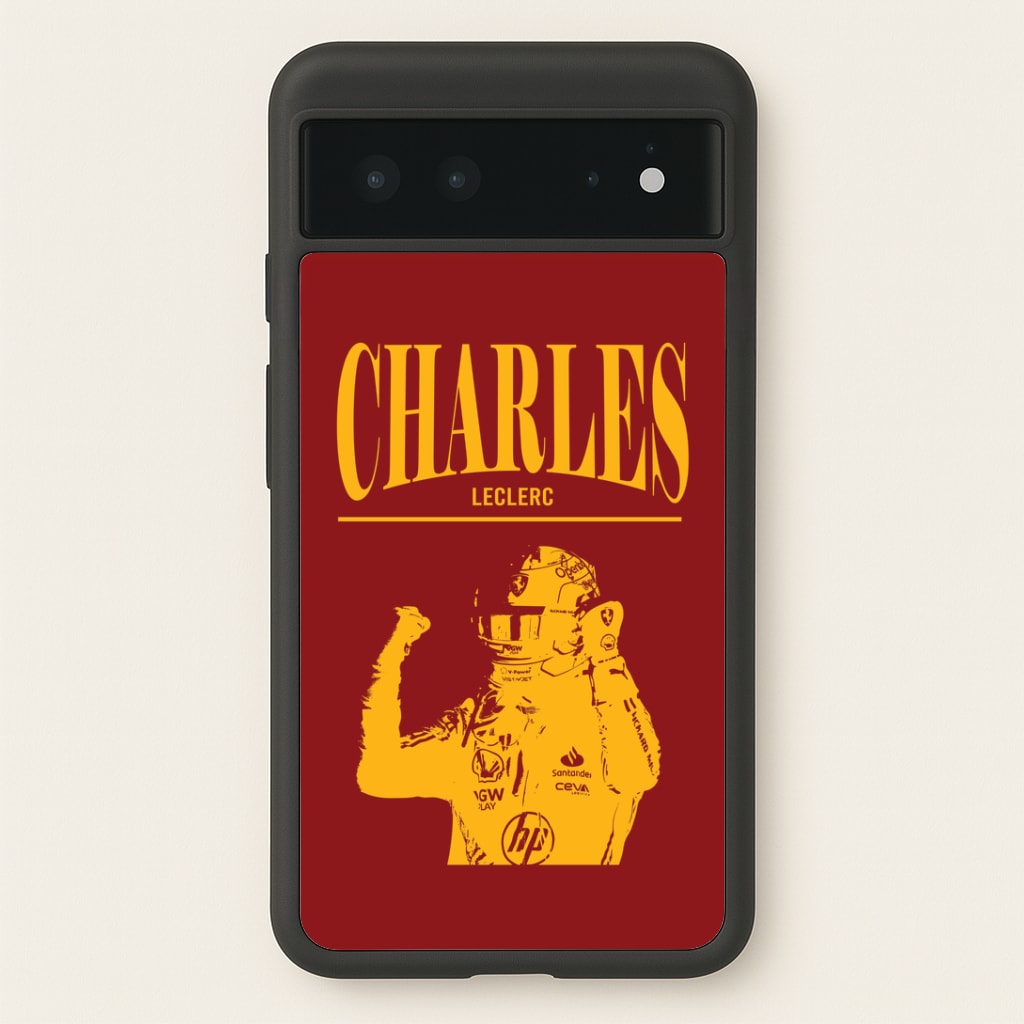 Charles Red And Gold Google Pixel 6 Case