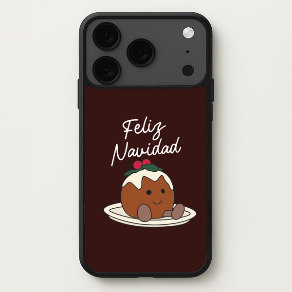 Christmas Pudding Plush iPhone 17 Pro Case