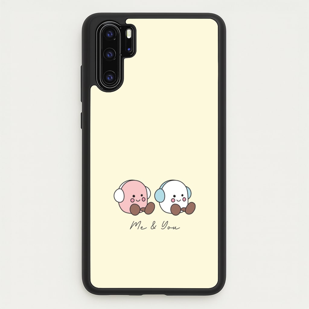 Cute Christmas Marshmellow Plushies Huawei P30 Pro Case