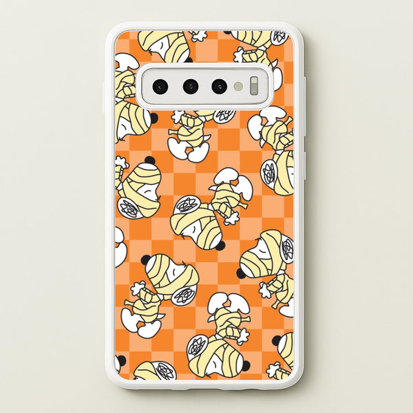 Mummy Cartoon Beagle Pattern Galaxy S10 Case