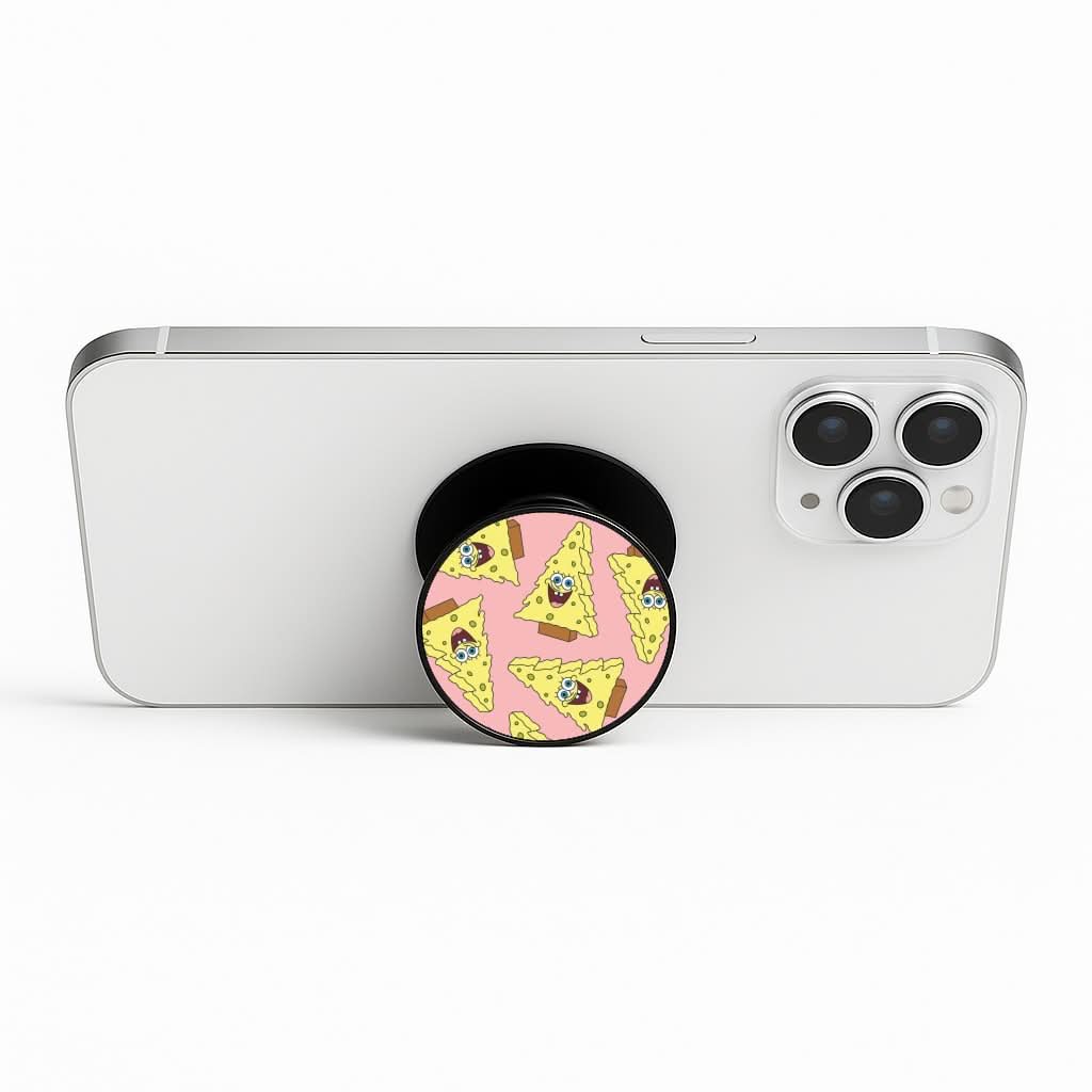 Christmas Tree Cartoon Sponge Pattern Phone Stand