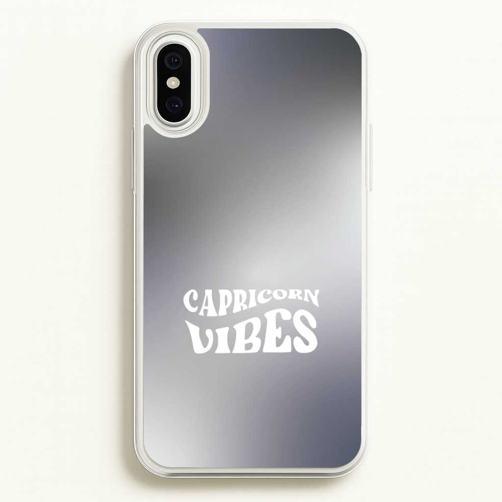 Capricorn Vibes Gradient Zodiac iPhone XS Max Case