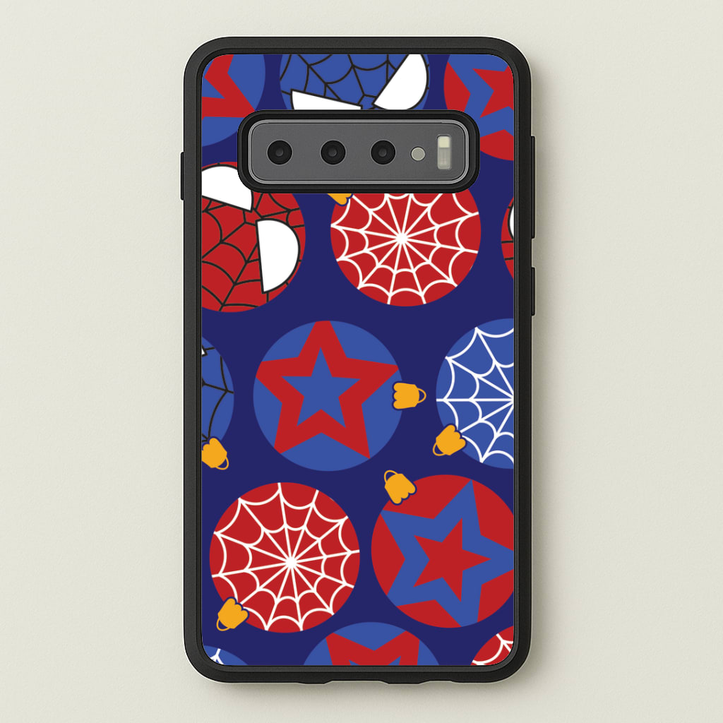 Spider Hero Baubles Pattern Galaxy S10 Case