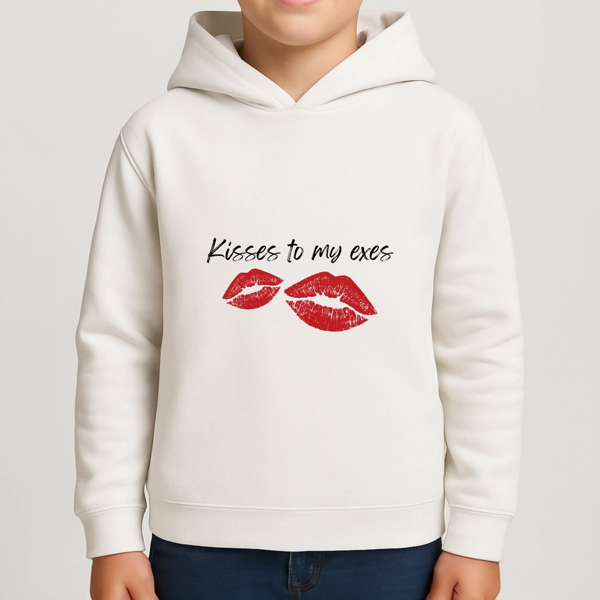 Kisses To My Exes Boys Hoodie