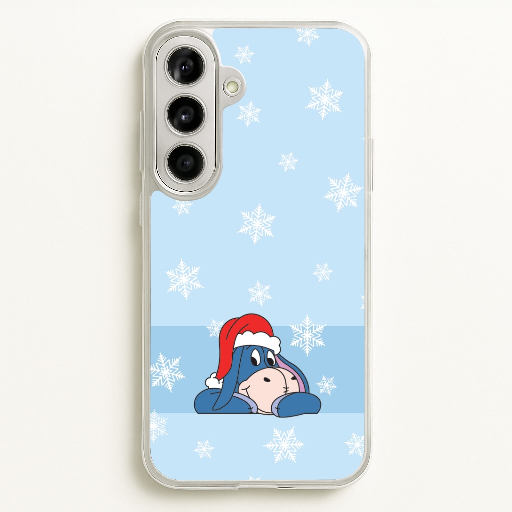 Cartoon Donkey Snowflakes Galaxy A56 Case