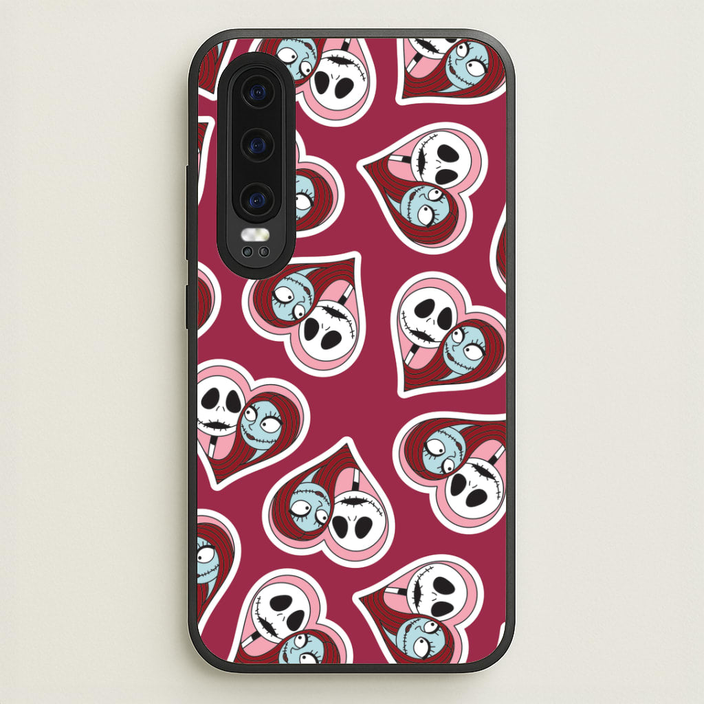 J And S Heart Pattern Huawei P30 Case