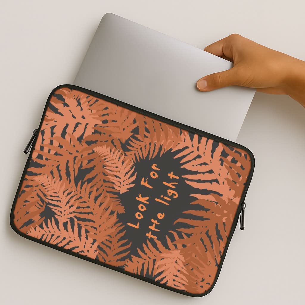 Look For The Light Fern Pattern MacBook Cover