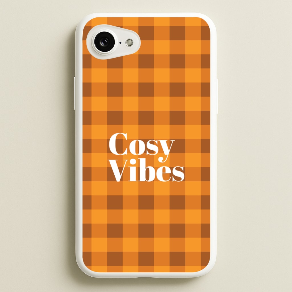 Checkered Cosy Vibes iPhone 16e Case