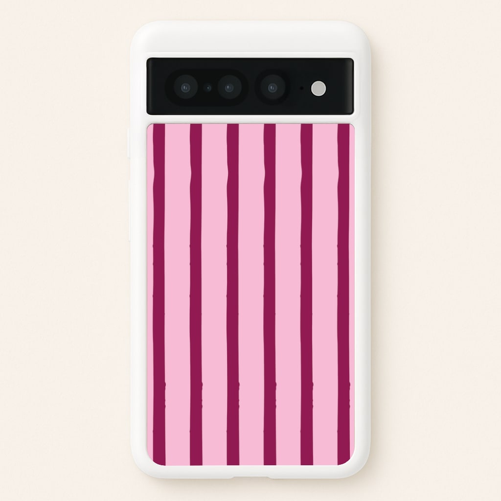 Strawberry Stripes Google Pixel 7 Pro Case