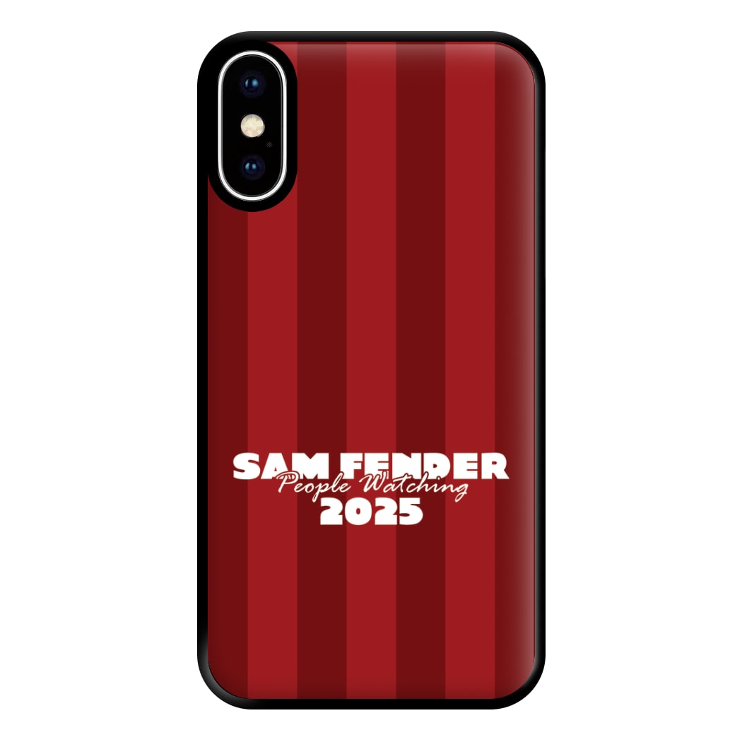 Stripes People Watching 2025 iPhone XS Max Case