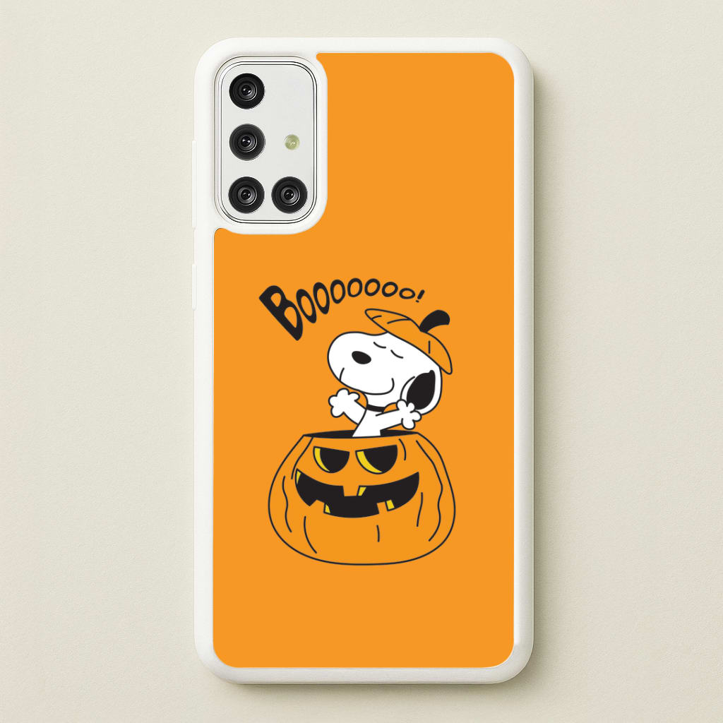 Cartoon Beagle Pumpkin Galaxy A71 Case