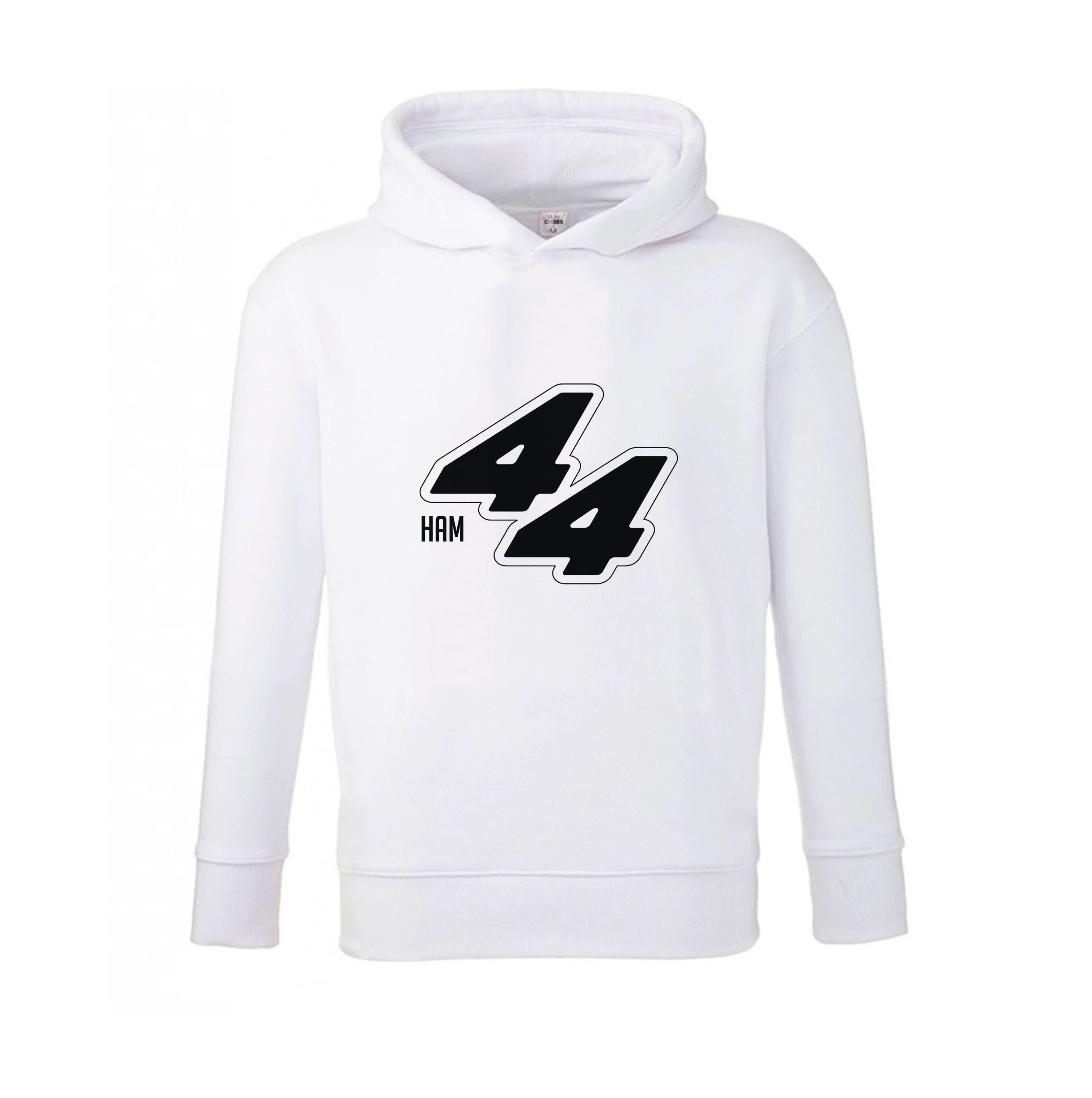 Dark Red Retro 44 Kids Hoodie