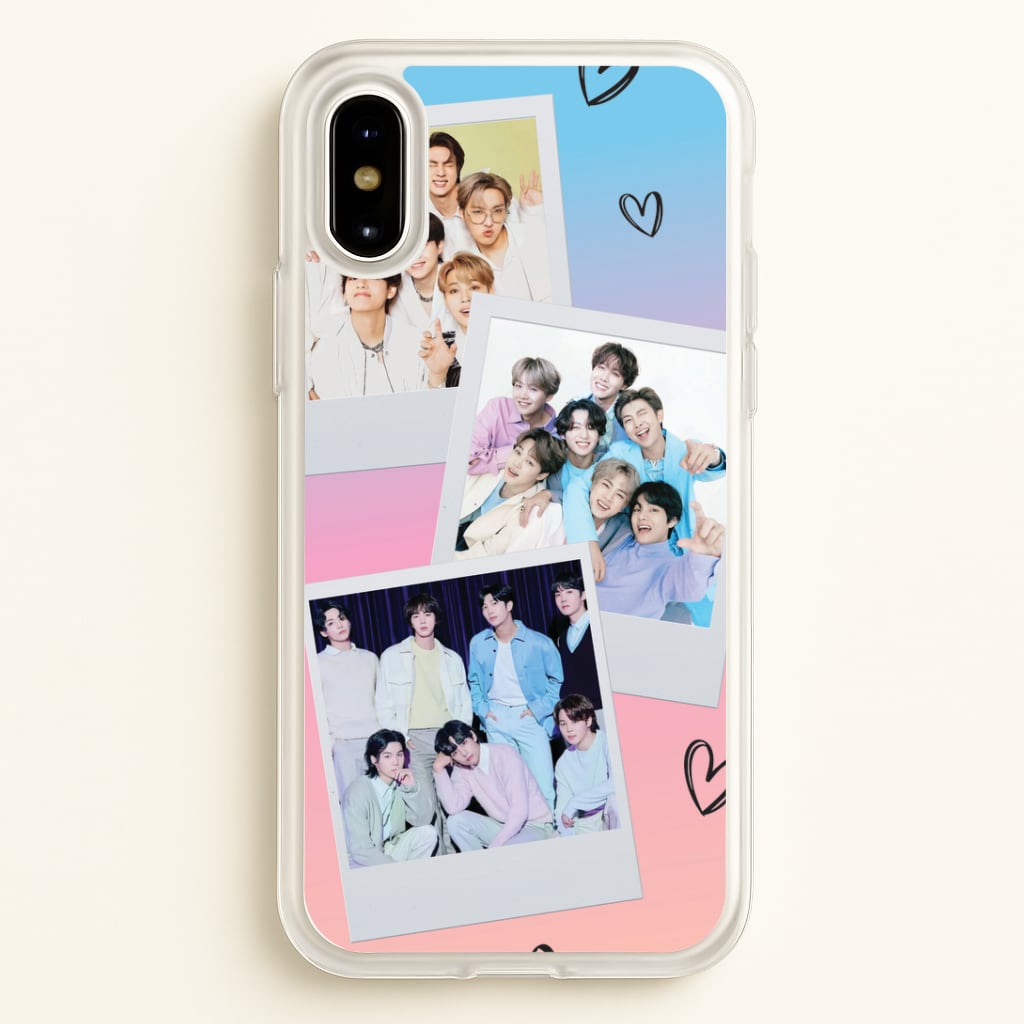 K-Pop Band Polaroid Collage iPhone X / XS Case