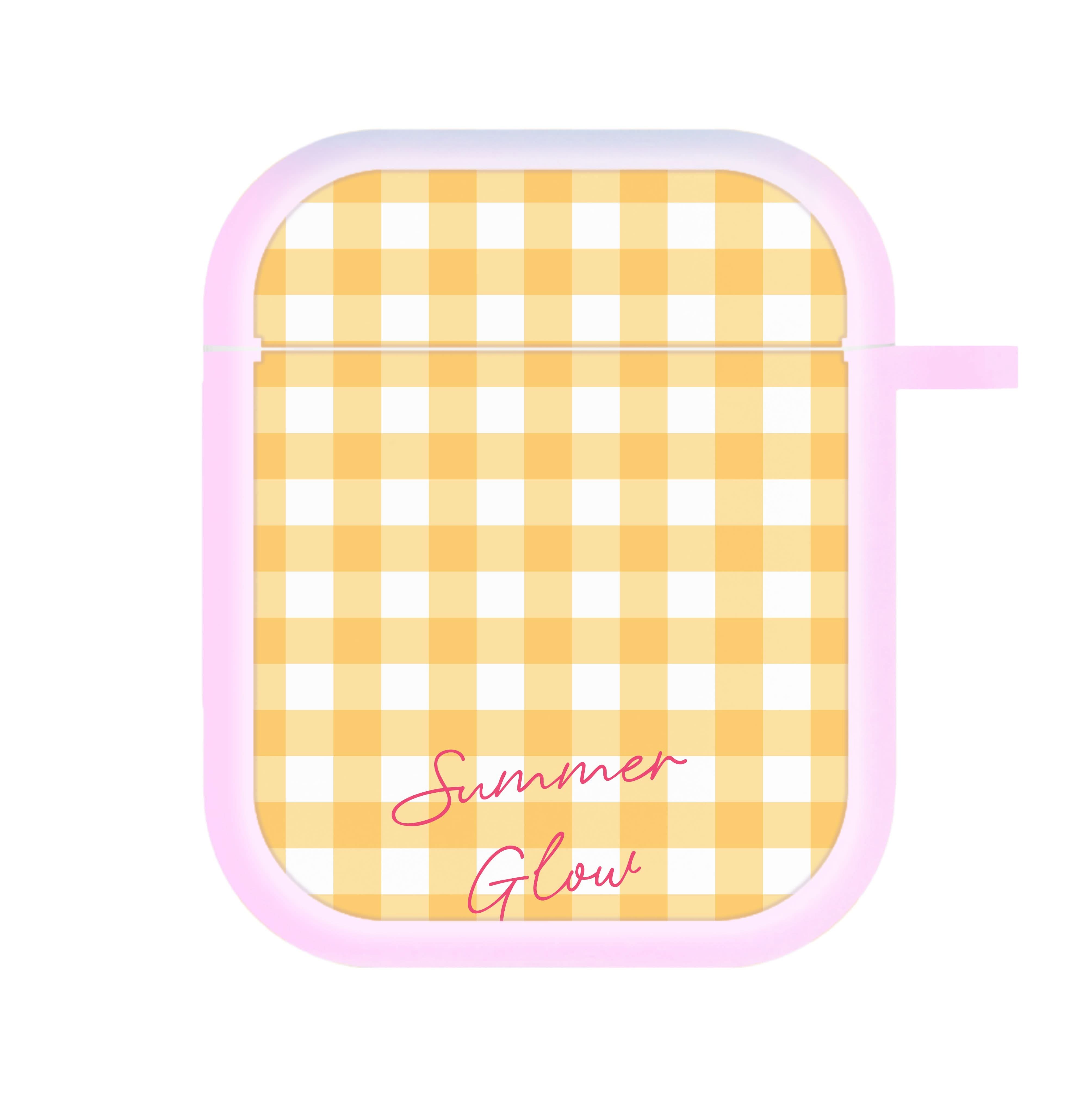 Tartan Summer Glow AirPods Case