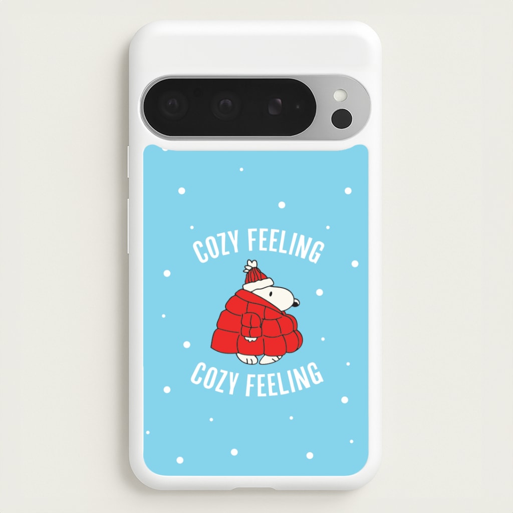 Cozy Feeling Cartoon Beagle Puffer Jacket Google Pixel 9 Pro XL Case