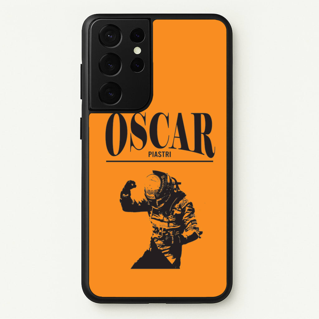 Oscar Orange And Black Galaxy S21 Ultra Case