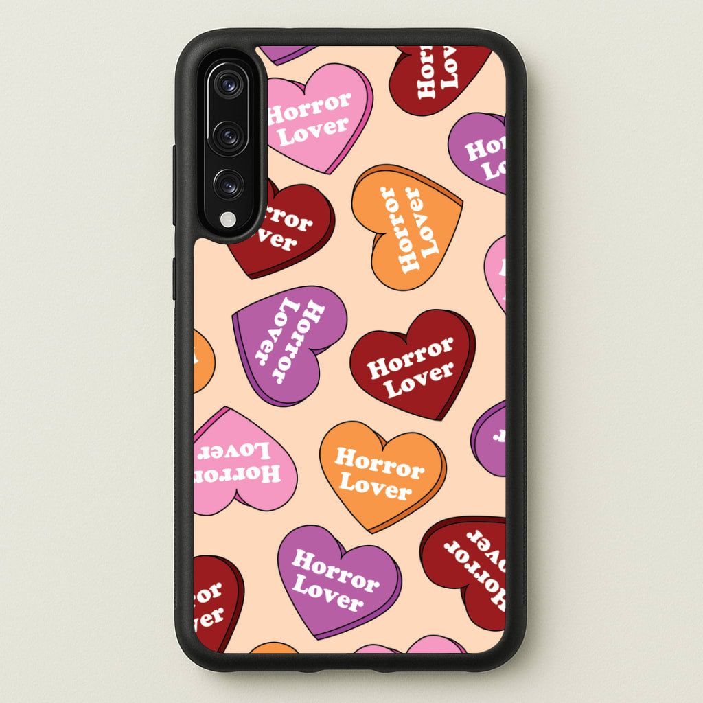 Horror Lover Hearts Pattern Huawei P20 Pro Case