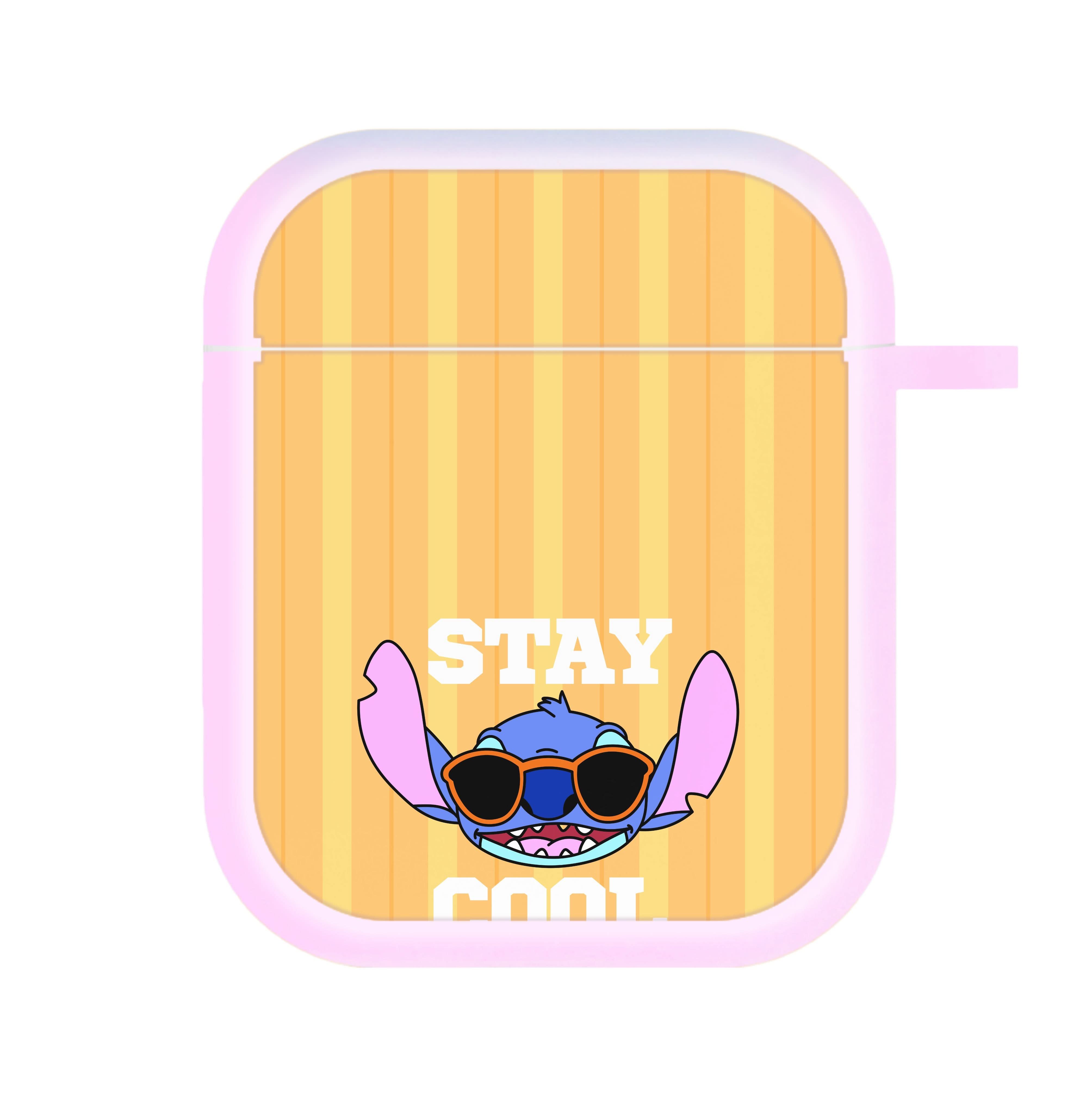 Stay Cool Blue Alien AirPods Case