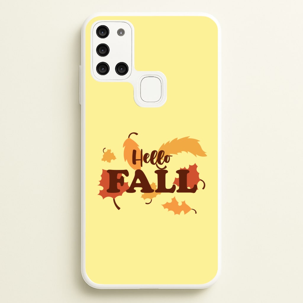 Hello Fall Galaxy A21s Case