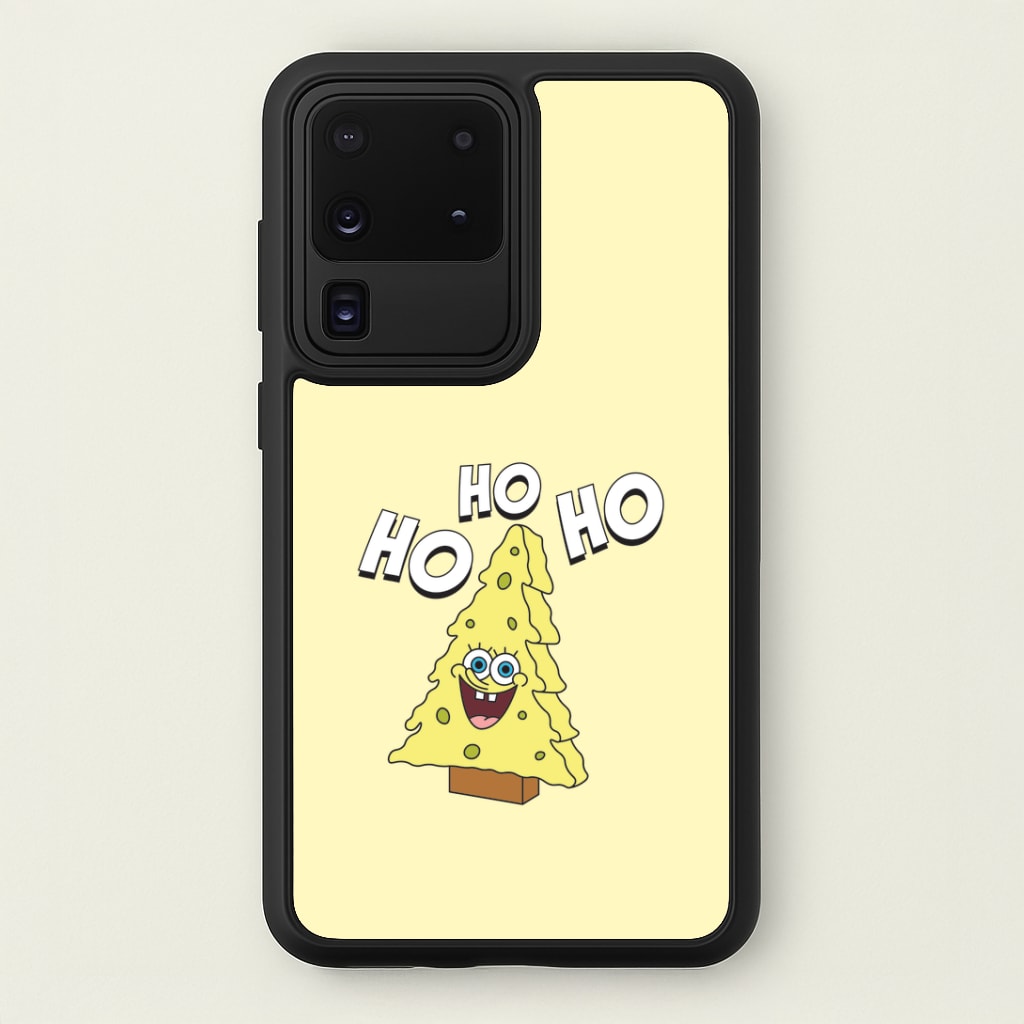 Christmas Tree Cartoon Sponge Galaxy S20 Ultra Case