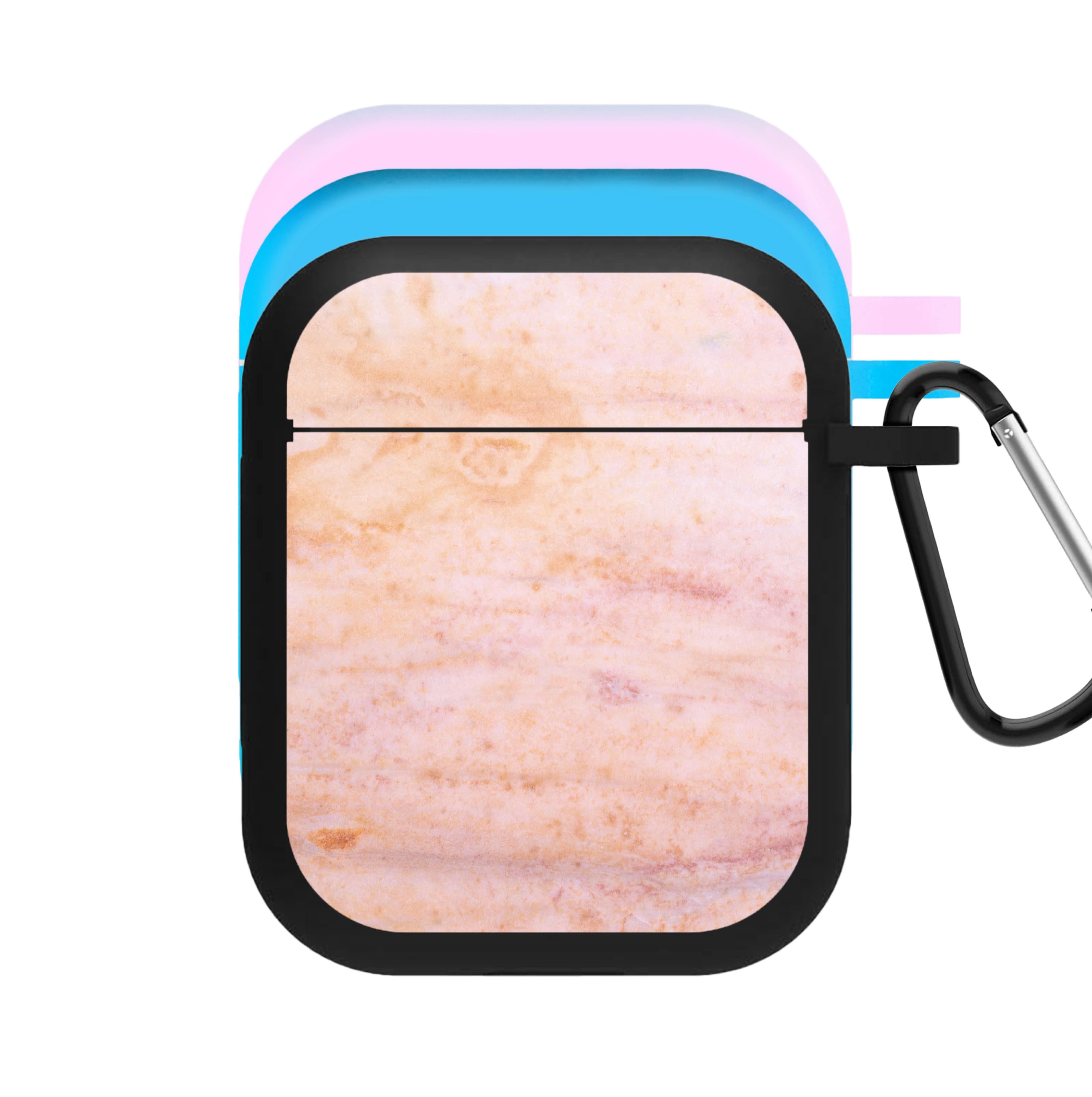 Ombre Rose Gold Marble AirPods Case