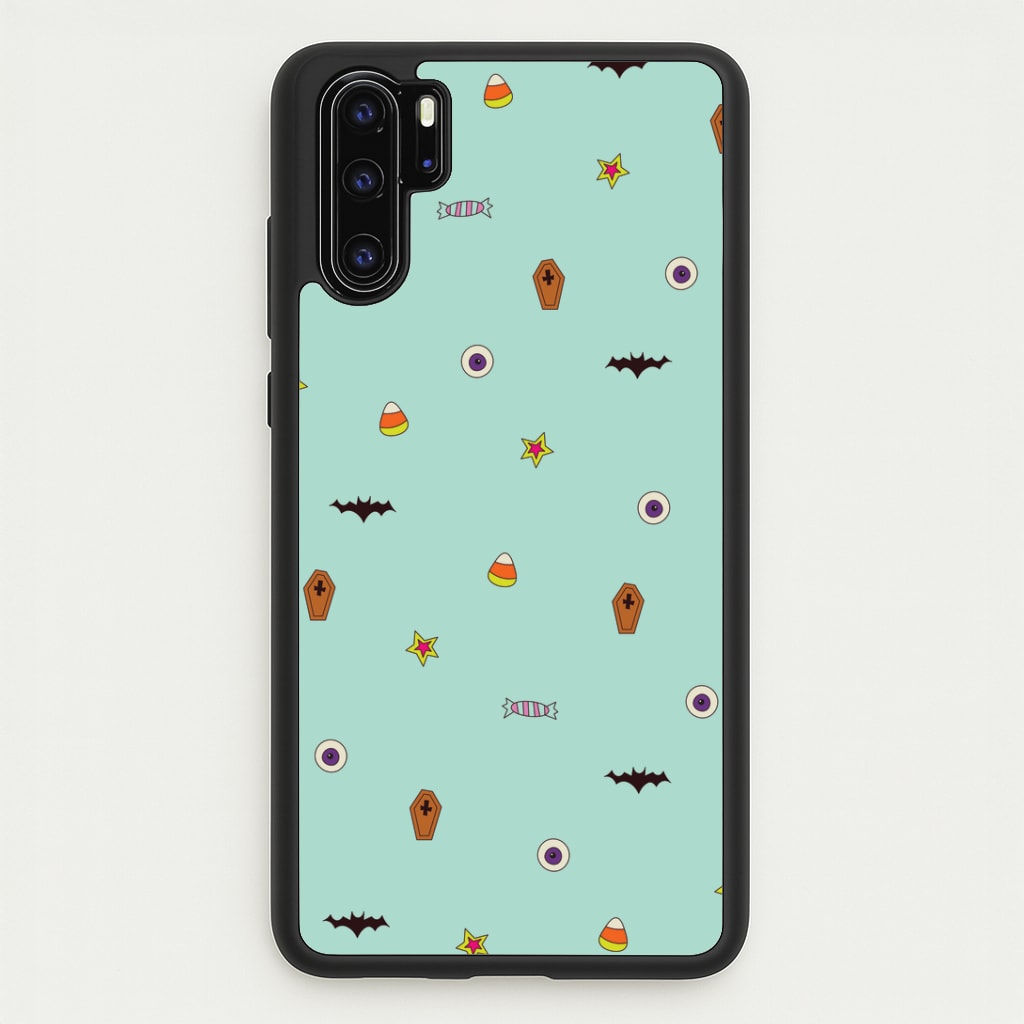 Minature Halloween Cartoons Pattern Huawei P30 Pro Case