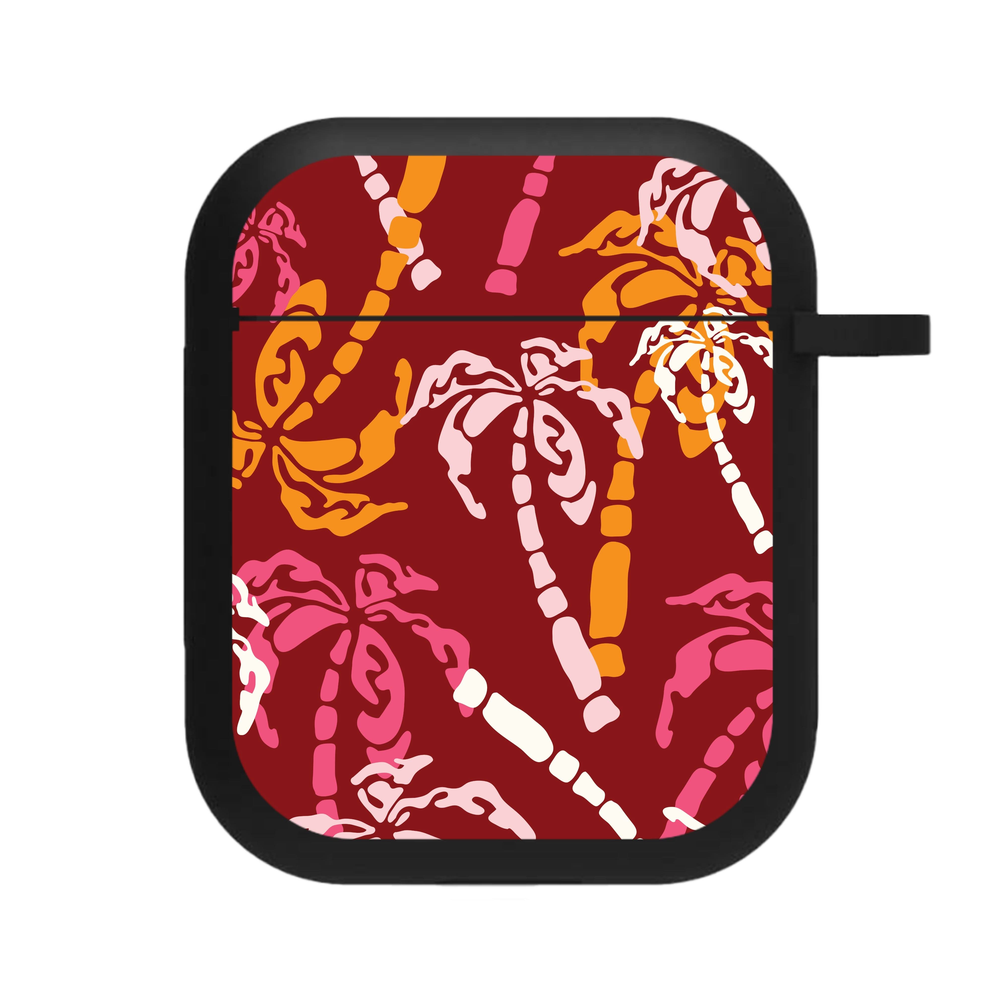 Abstract Palm Trees Pattern AirPods Case