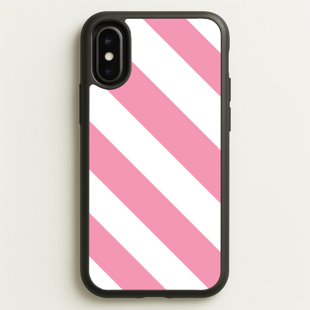 Candy Cane Stripes iPhone X / XS Case