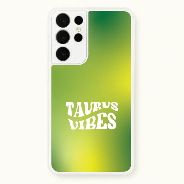 Taurus Vibes Gradient Zodiac Galaxy S21 Ultra Case