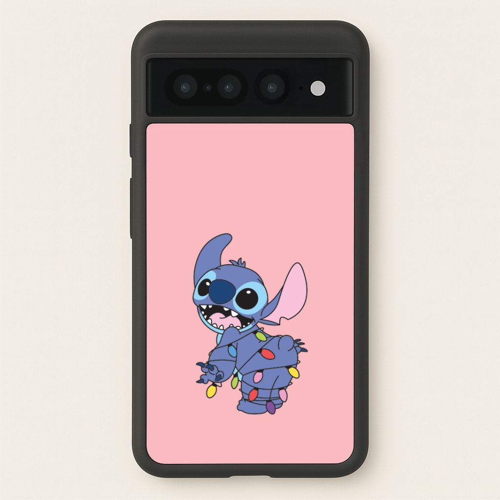 Cute Blue Alien Fairylights Google Pixel 7 Pro Case