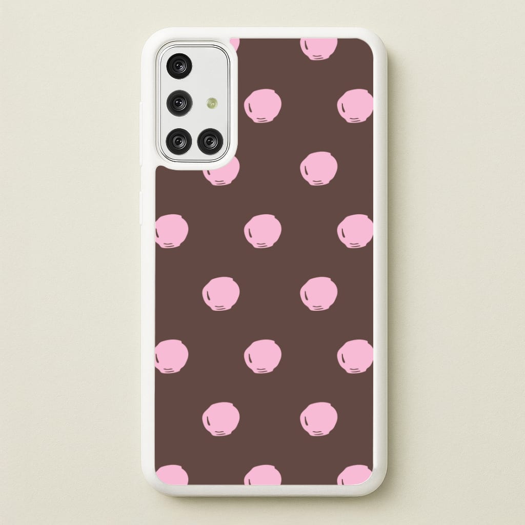 Chocolate & Strawberry Buttons Galaxy A71 Case