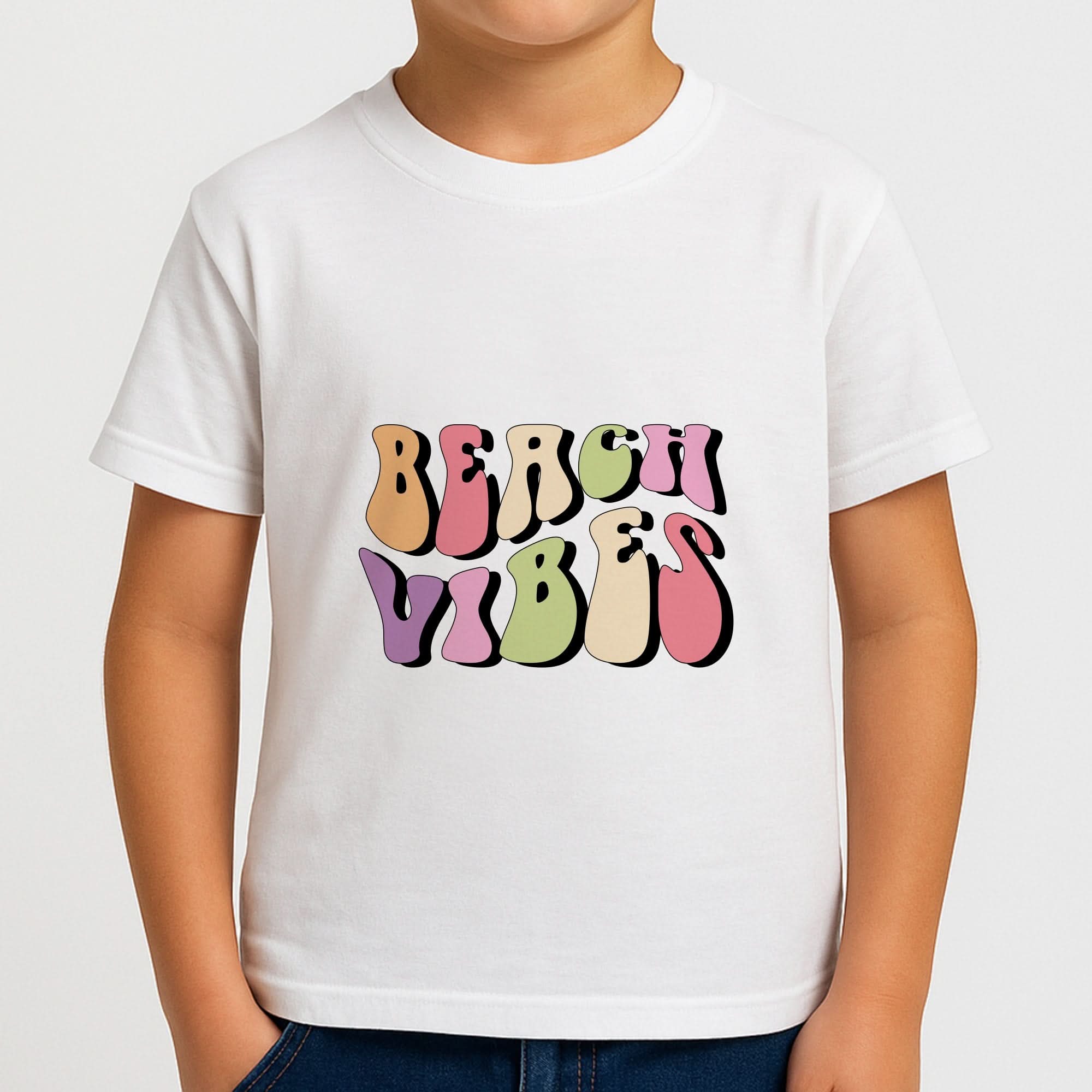Pastel Beach Vibes Boys T-Shirt