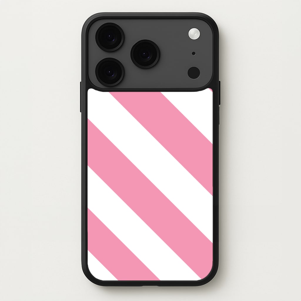 Candy Cane Stripes iPhone 17 Pro Max Case