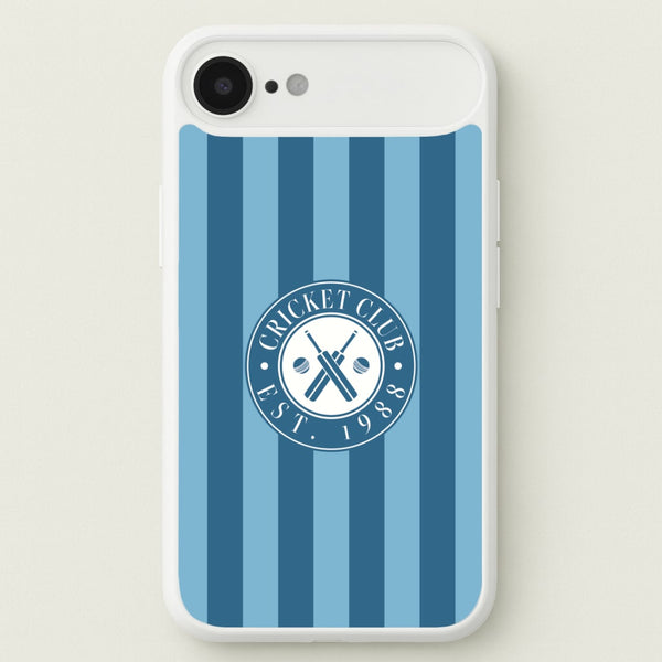 Stripey Cricket Badge iPhone 17 Air Case