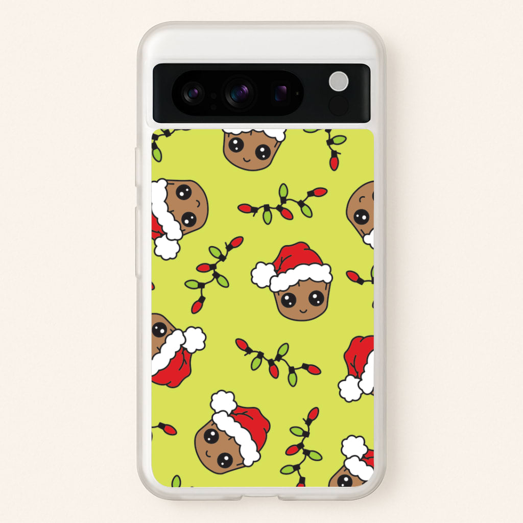 Christmas Tree Hero Pattern Google Pixel 8 Pro Case