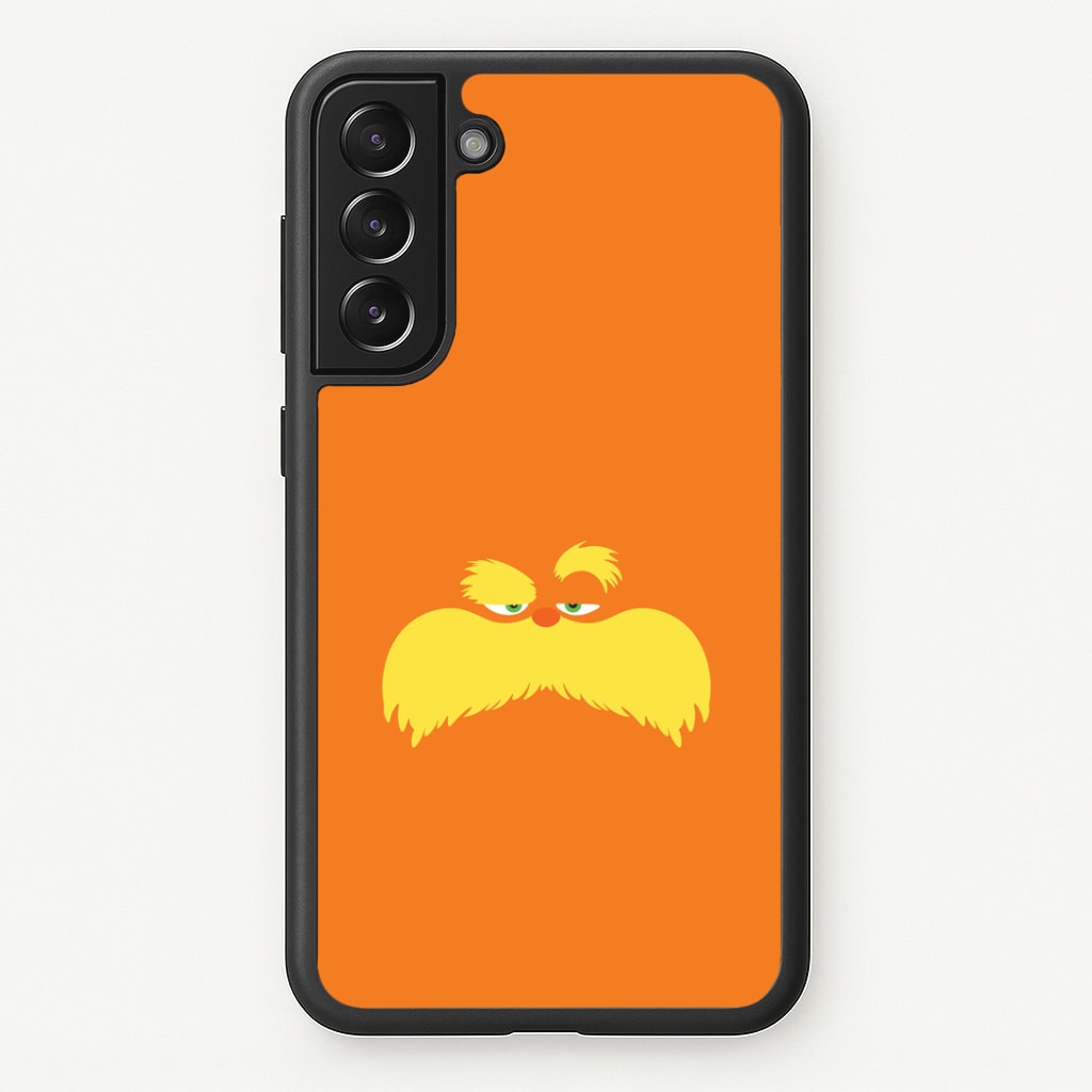 Orange Tree Creature Face Galaxy S21FE Case