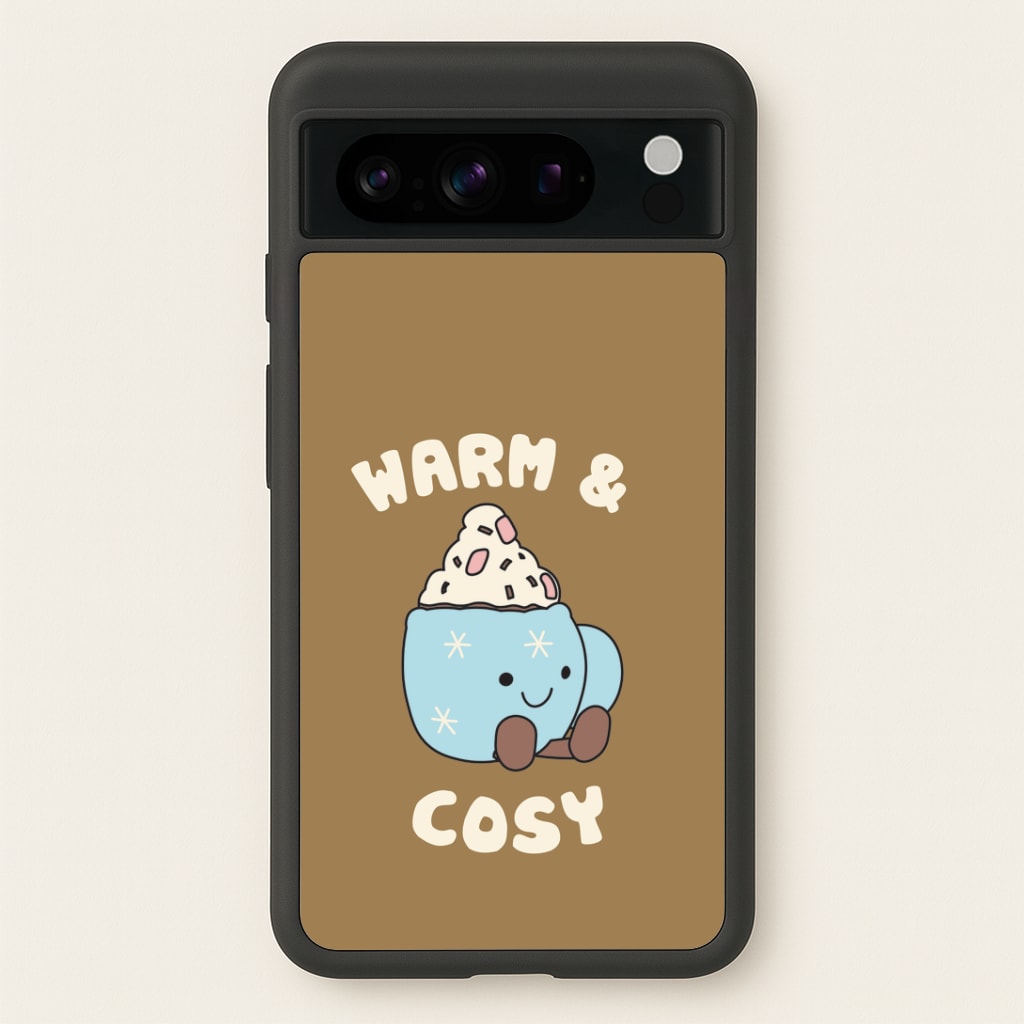 Hot Cocoa Plush Quote Google Pixel 8 Pro Case