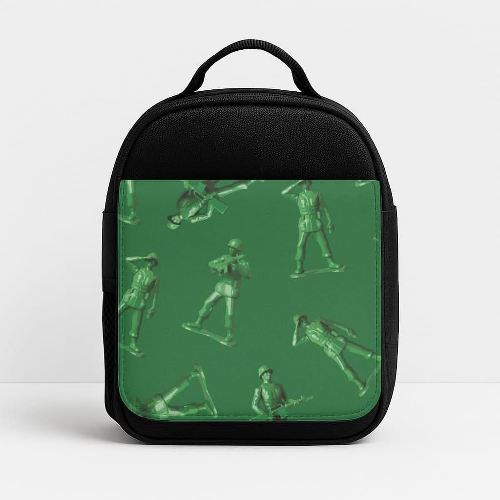 Toy Army Soldier Pattern Insulated Lunch Bag