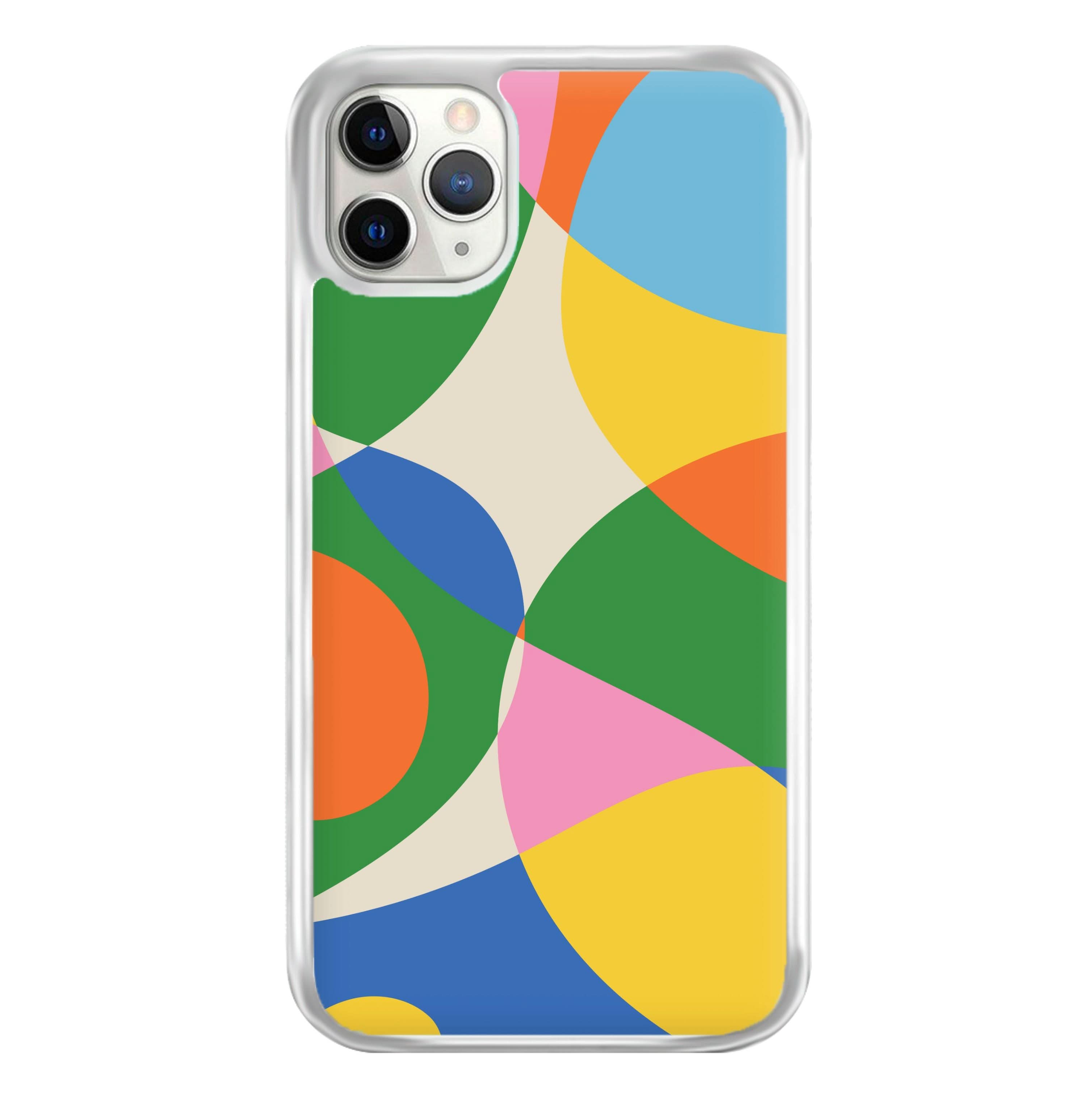 Colourful Abstract Shapes Pattern Phone Case
