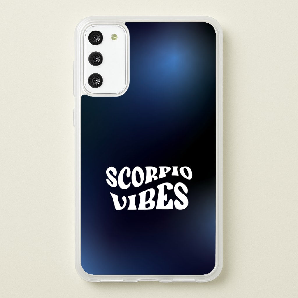 Scorpio Vibes Gradient Zodiac Galaxy A41 Case