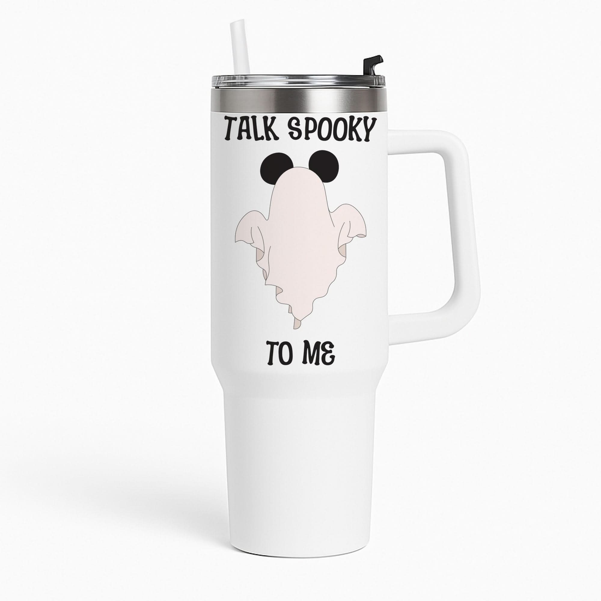 Talk Spooky To Me Mouse Ghost Tumbler