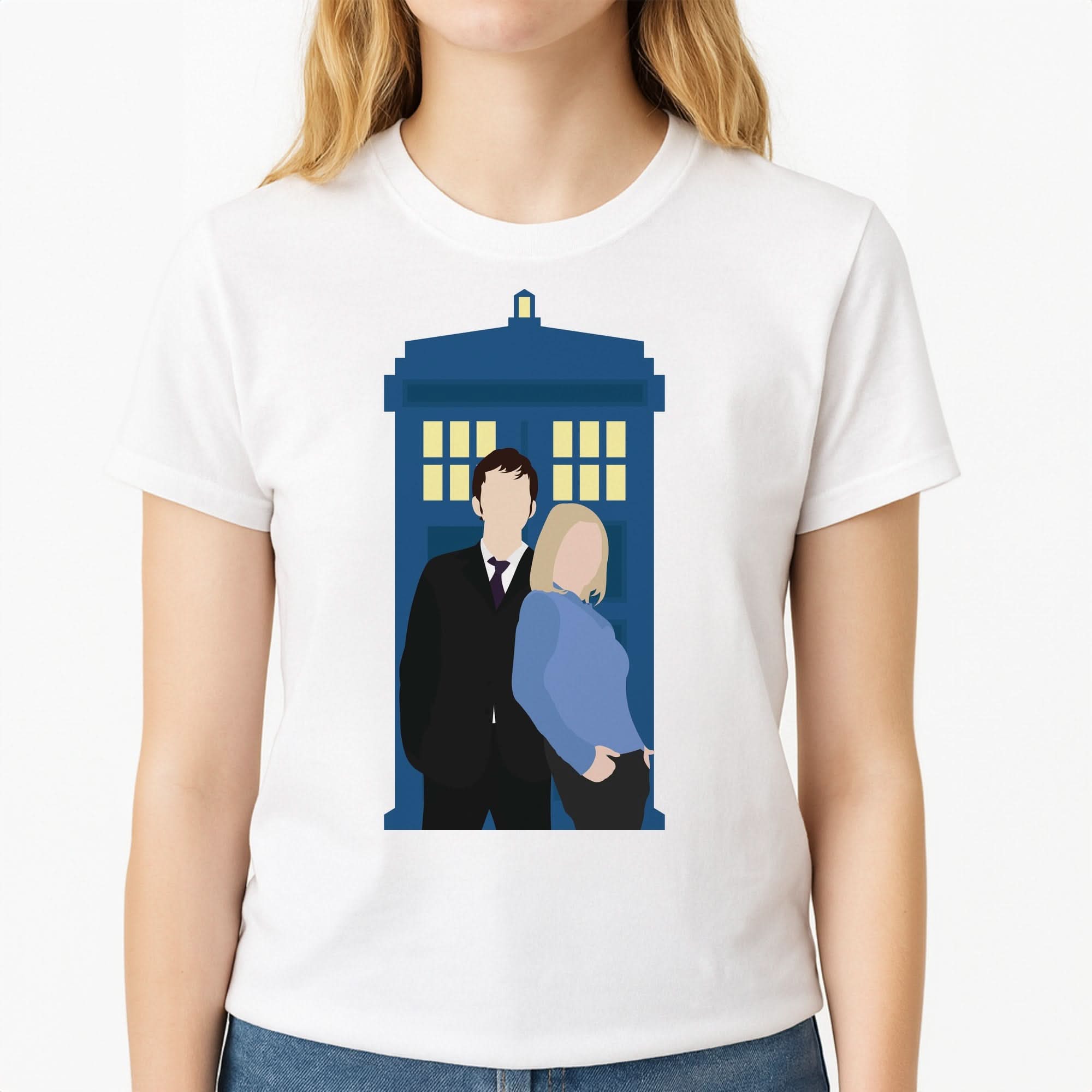Rose And The Doc Womens T-Shirt