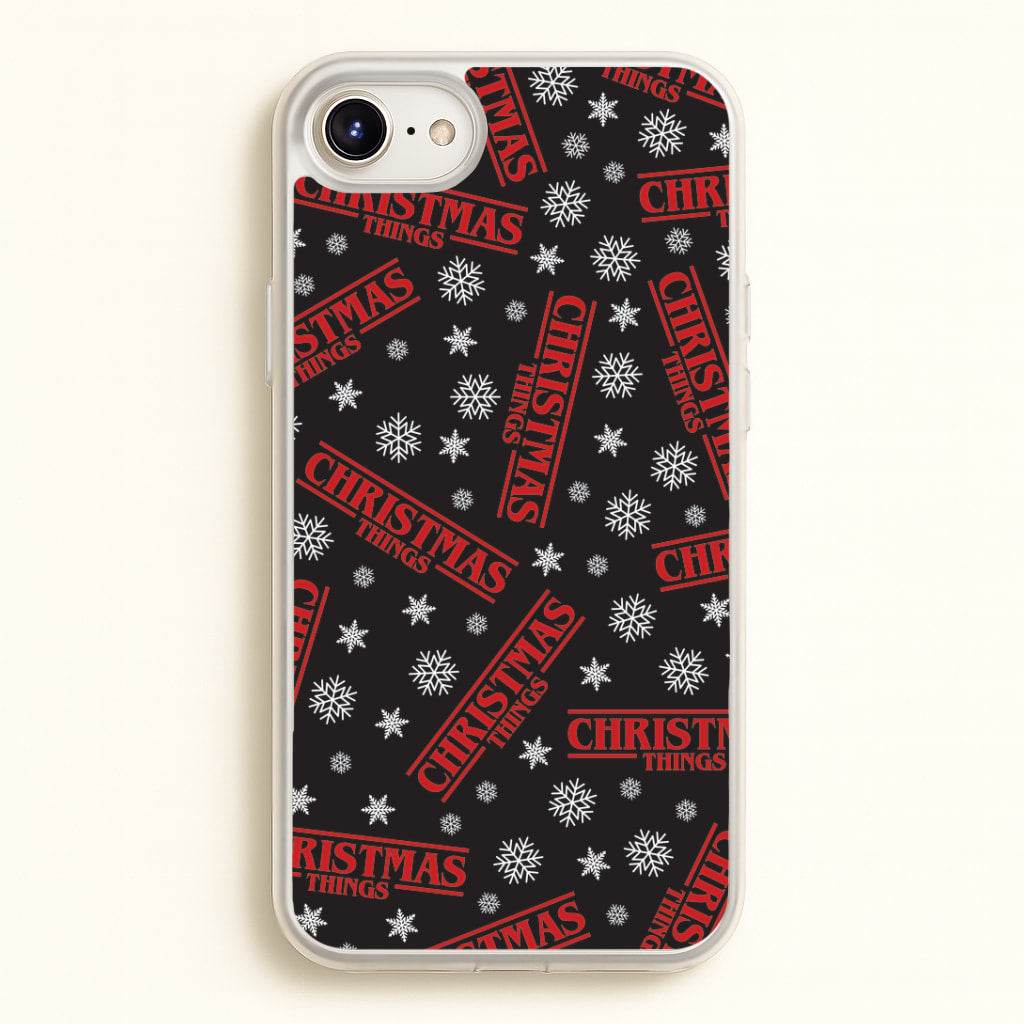 Christmas Things Snowflake Pattern iPhone 6 Plus / 7 Plus / 8 Plus Case