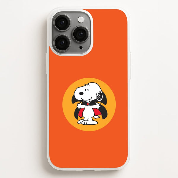 Cartoon Beagle Vampire iPhone 16 Pro Max Case